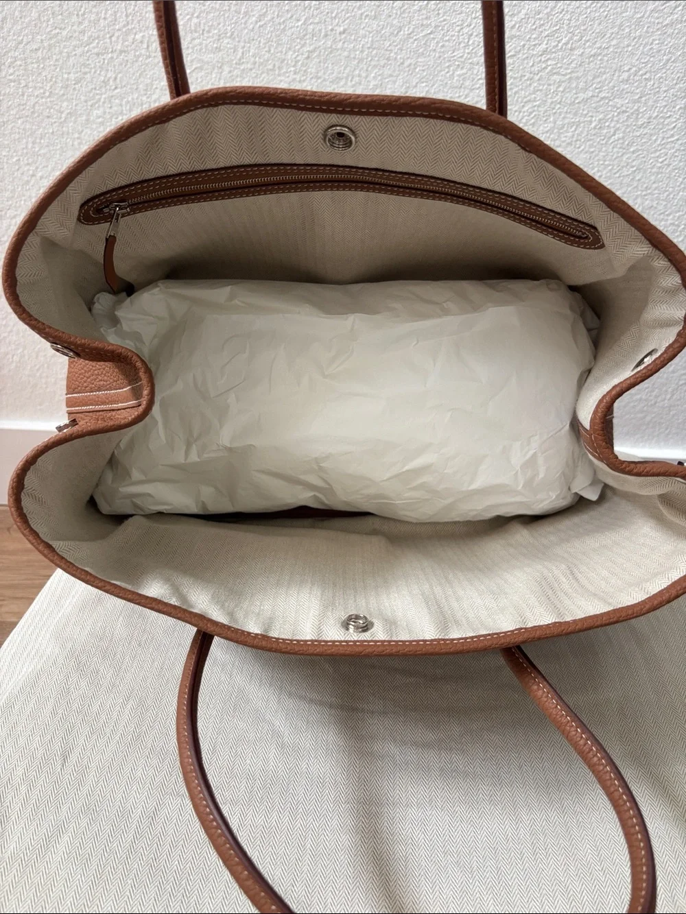 Hermès Garden Party Tote Negonda Gold 36